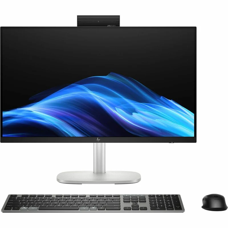 Ordinateur tout-en-un HP EliteStudio 8 AiO G1i - Intel Core Ultra 5 235 - Technologie vPro - 16 Go - SSD 512 Go - Écran tactile Full HD 23.8" - Bureau - Argent Pike C7RS1UT#ABC