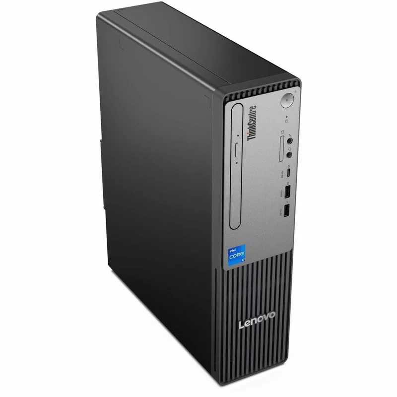 Ordinateur de bureau Lenovo ThinkCentre Neo 50s Gen 5 12XF000VUS - Intel Core i5 14e génération i5-14400 - 16 Go - SSD 256 Go - Compact - Noir 12XF000VUS