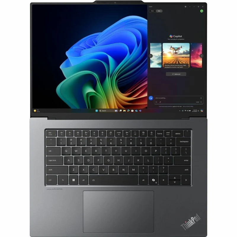 Ordinateur portable Lenovo ThinkPad X9-15 Gen 1 (21Q60027CA) avec écran tactile 15.3" - 2.8K - Intel Core Ultra 7 258V - Plateforme Intel Evo - 32 Go - SSD 1 To - Clavier français - Gris (21Q60027CA)