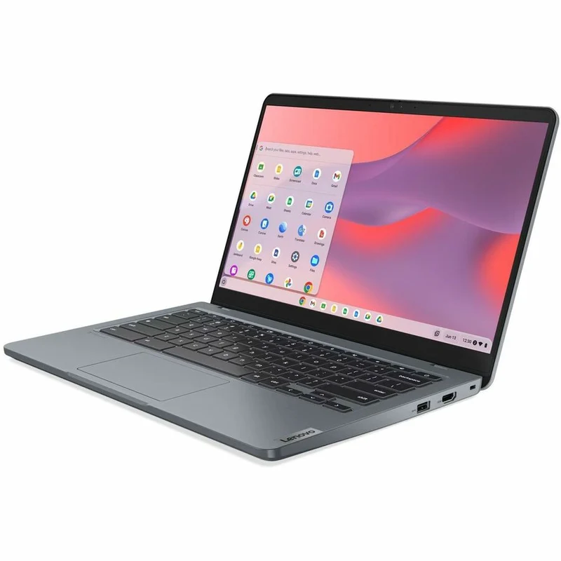 Chromebook Lenovo 14e Gen 3 82W6003CUS Écran tactile 14" - Full HD - Intel N-Series N100 - 8 Go - 64 Go de mémoire flash - Clavier anglais - Gris orage 82W6003CUS