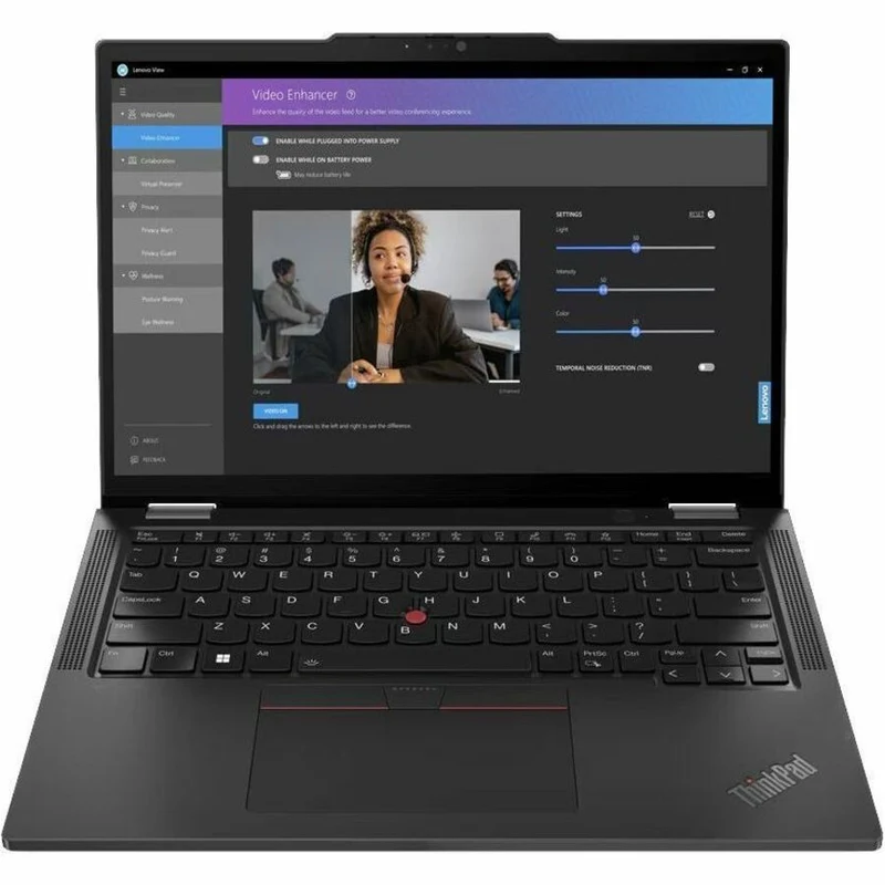 Lenovo ThinkPad X13 Gen 5 21LW002CUS Ordinateur portable convertible 13.3 en 2 avec écran tactile 1" - WUXGA - Intel Core Ultra 5 135U - Technologie vPro - 16 Go - SSD 512 Go - Clavier anglais - Noir 21LW002CUS