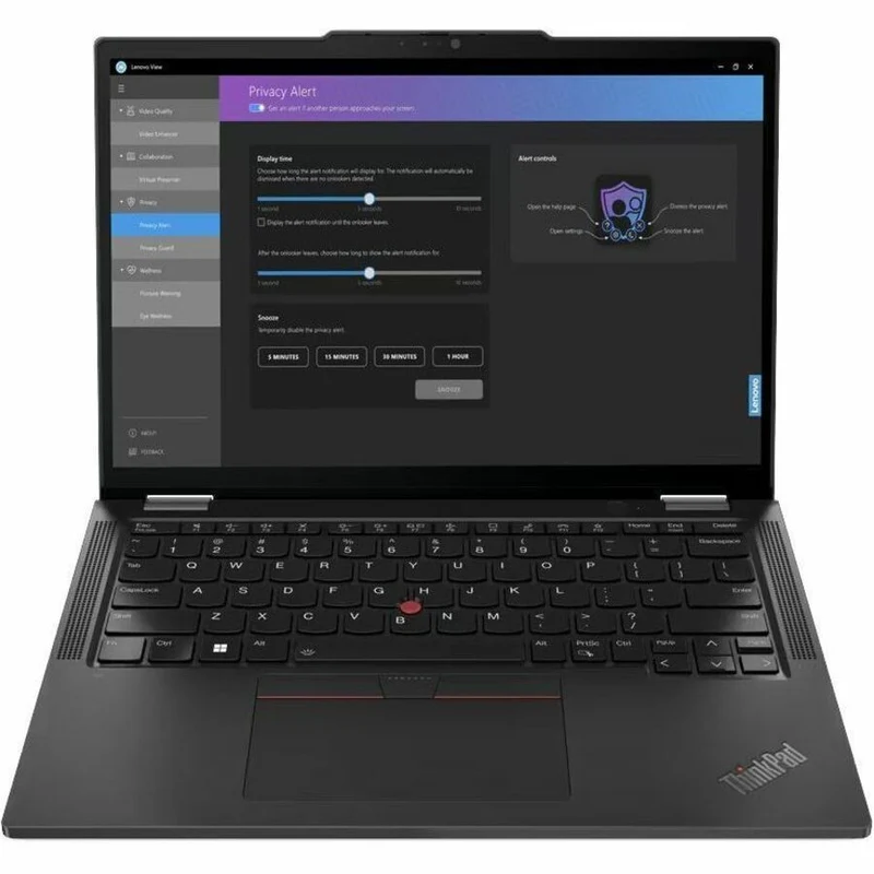 Lenovo ThinkPad X13 Gen 5 21LW002CUS Ordinateur portable convertible 13.3 en 2 avec écran tactile 1" - WUXGA - Intel Core Ultra 5 135U - Technologie vPro - 16 Go - SSD 512 Go - Clavier anglais - Noir 21LW002CUS