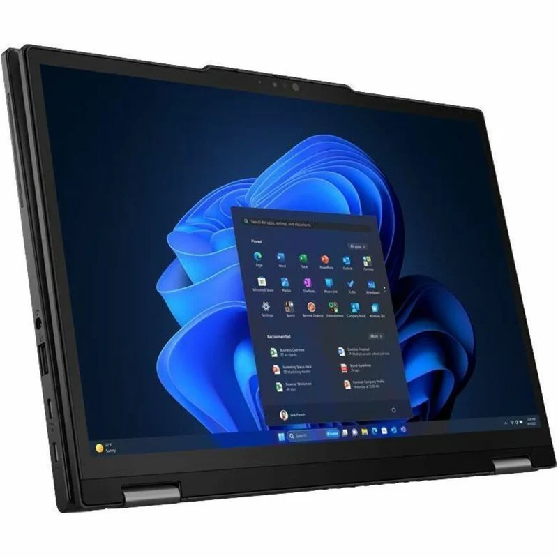 Lenovo ThinkPad X13 Gen 5 21LW002CUS Ordinateur portable convertible 13.3 en 2 avec écran tactile 1" - WUXGA - Intel Core Ultra 5 135U - Technologie vPro - 16 Go - SSD 512 Go - Clavier anglais - Noir 21LW002CUS