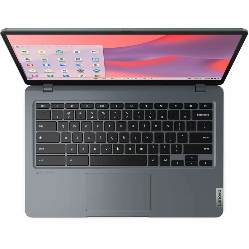 Chromebook Lenovo 14e Gen 3 82W6003DUS 14" - Full HD - Intel N-Series N100 - 8 Go - 64 Go de mémoire flash - Clavier anglais - Gris orage 82W6003DUS