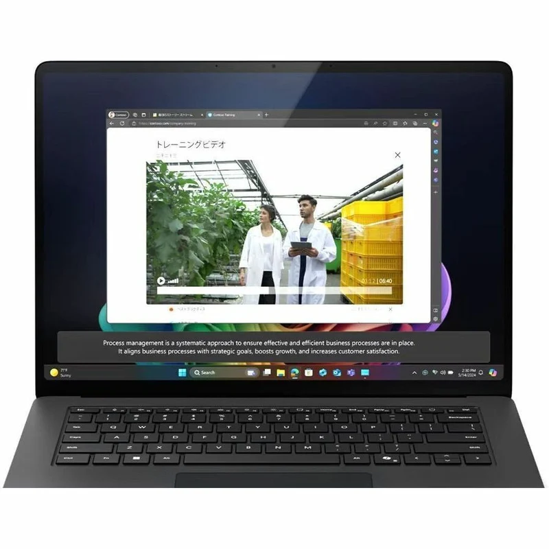 Microsoft Surface Laptop 7 15" Écran tactile Copilot+ PC Notebook - Intel Core Ultra 7 - 32 Go - SSD 256 Go - Clavier anglais - Noir EP2-22825