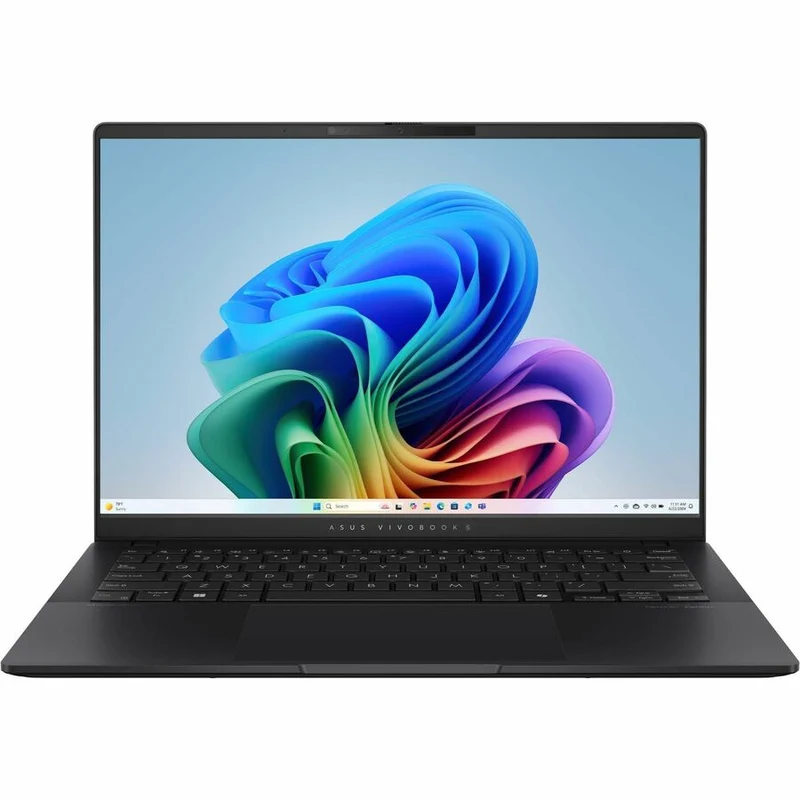 Ordinateur portable Asus Vivobook S 14 OLED M5406 M5406WA-DH71-CB 14" Copilot+ - 3K - AMD Ryzen AI 9 365 - 24 Go - SSD 1 To - Clavier anglais/français - Noir neutre M5406WA-DH71-CB