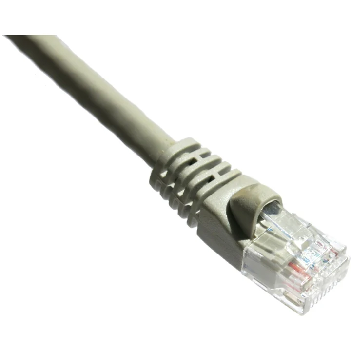 Câble de raccordement Axiom 2FT CAT6 UTP 550 MHz avec gaine moulée anti-accroc (gris) C6MB-G2-AX