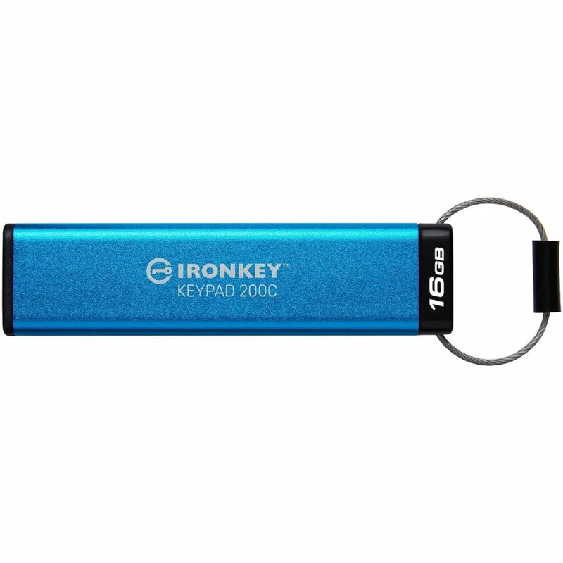 Clé USB 200 (Gen 16) Type C IronKey Keypad 3.2 1 Go IKKP200C/16 Go