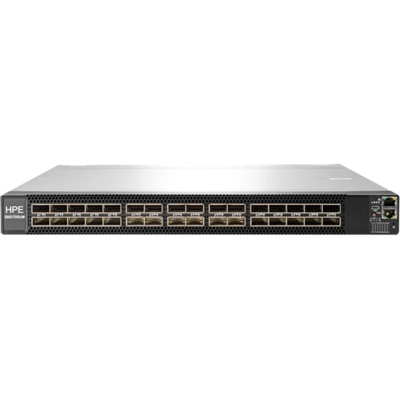 Commutateur de flux d'air HPE SN3700CM 100GBE 32QSFP28 avec alimentation vers connecteur R3B14A