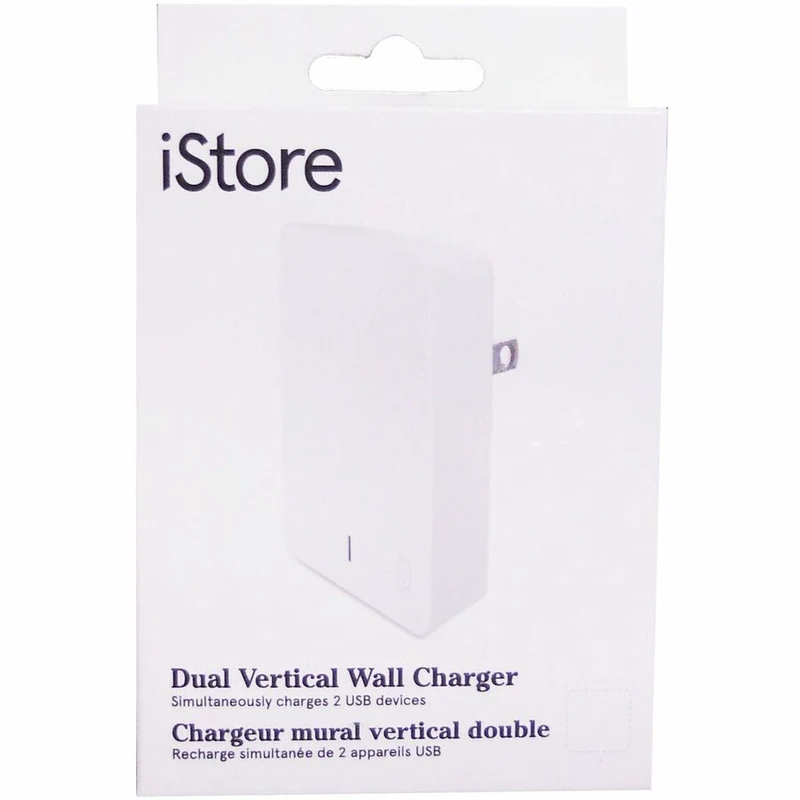 Chargeur mural vertical double iStore (4.8 ampères) APA755CAI