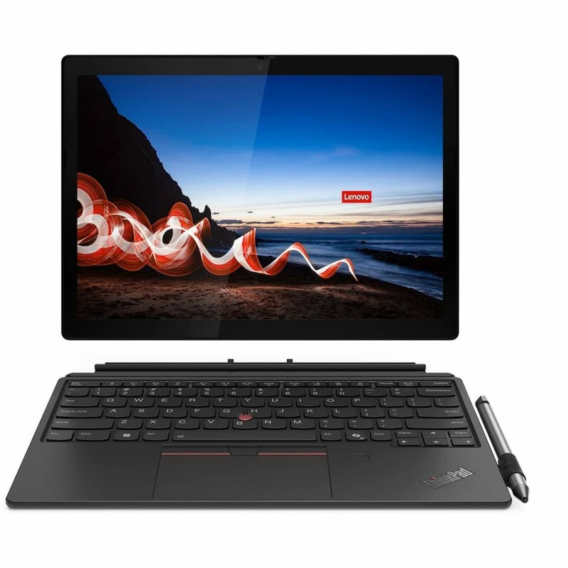 Lenovo ThinkPad X12 Detachable Gen 2 21LK0037US Ordinateur portable 12.3 en 2 1" tactile détachable - Full HD Plus - Intel Core Ultra 7 164U - Technologie vPro - 32 Go - SSD 512 Go - Clavier anglais - Noir 21LK0037US