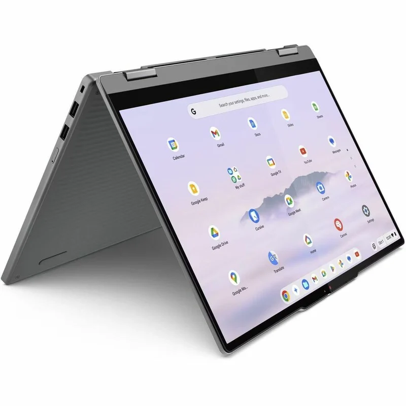 Lenovo 14IRU10 83LL000FUS Chromebook 14 en 2 convertible 1" avec écran tactile - WUXGA - Intel Core 5 120U - 8 Go - 128 Go de mémoire flash - Clavier anglais - Gris Luna 83LL000FUS