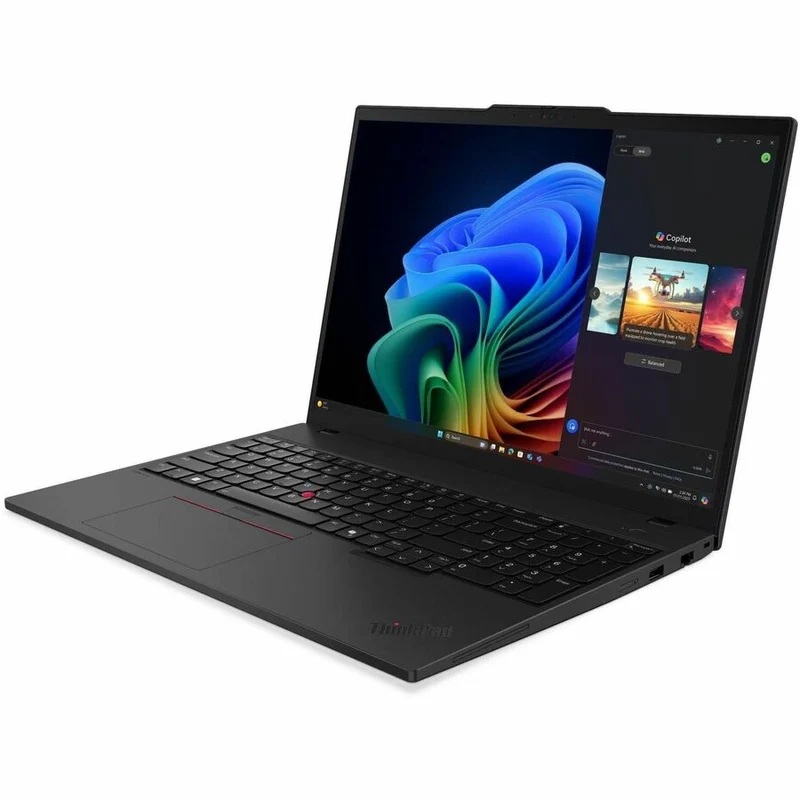 Ordinateur portable Lenovo ThinkPad T16 Gen 4 (21QN0046CA) avec écran tactile 16 pouces Copilot+ - WUXGA - AMD Ryzen AI 7 PRO 350 - 32 Go - SSD 512 Go - Clavier français canadien - Noir 21QN0046CA