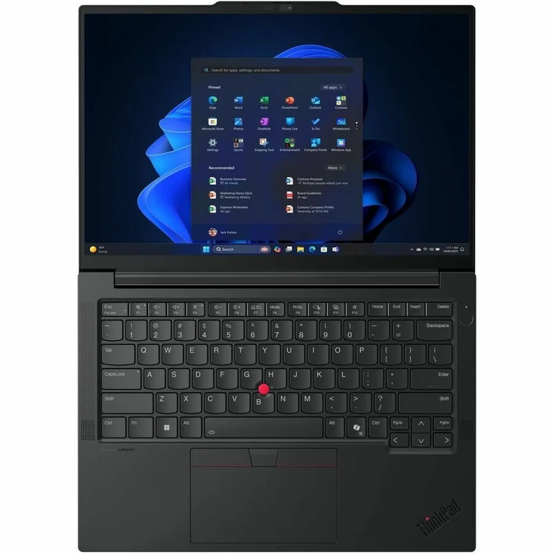 Ordinateur portable Lenovo ThinkPad E14 Gen 7 21SX003EUS 14" avec écran tactile - WUXGA - Intel Core Ultra 5 225U - 16 Go - SSD 512 Go - Clavier anglais - Noir 21SX003EUS