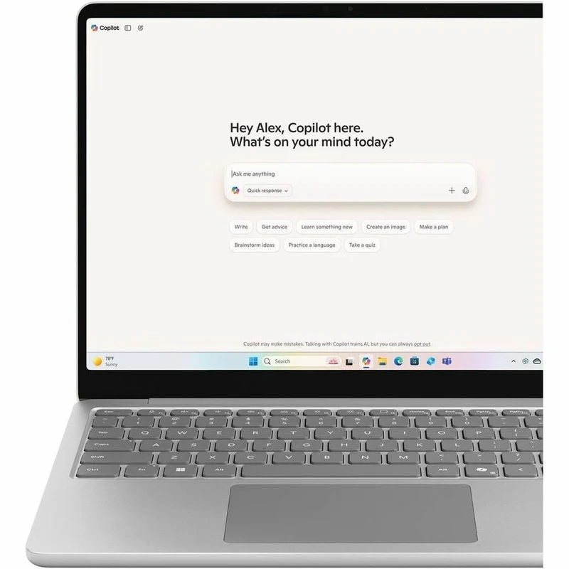 Ordinateur portable Microsoft Surface 13" à écran tactile Copilot+ - Qualcomm Snapdragon X Plus X1P-42-100 - 16 Go - SSD 1 To - Platinum EP2-31713
