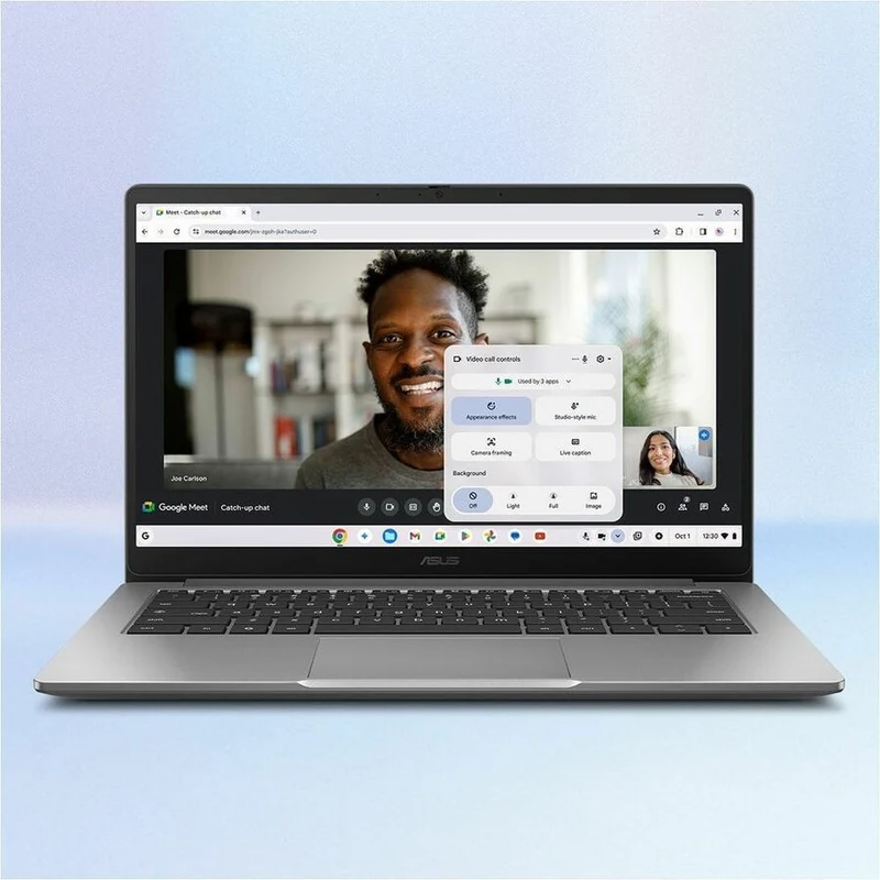 Asus Chromebook CX1405 CX1405CTA-DS31-CB Chromebook 14" - Full HD - Intel Core 3 N355 - 8 Go - 128 Go de mémoire flash - Clavier anglais et français - Gris roche CX1405CTA-DS31-CB