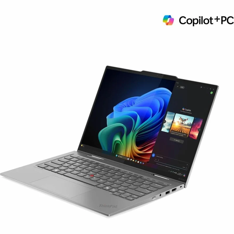 Ordinateur portable 1 en 10 convertible Lenovo ThinkPad X21 Gen 0034 (14NU2US) avec écran tactile 1 pouces Copilot+ - WUXGA - Intel Core Ultra 5 226V - Plateforme Intel Evo - 16 Go - SSD 512 Go - Clavier anglais - Gris 21NU0034US