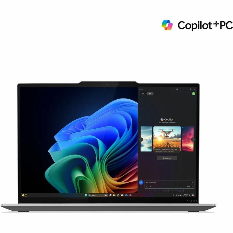 Ordinateur portable 1 en 10 convertible Lenovo ThinkPad X21 Gen 0034 (14NU2US) avec écran tactile 1 pouces Copilot+ - WUXGA - Intel Core Ultra 5 226V - Plateforme Intel Evo - 16 Go - SSD 512 Go - Clavier anglais - Gris 21NU0034US