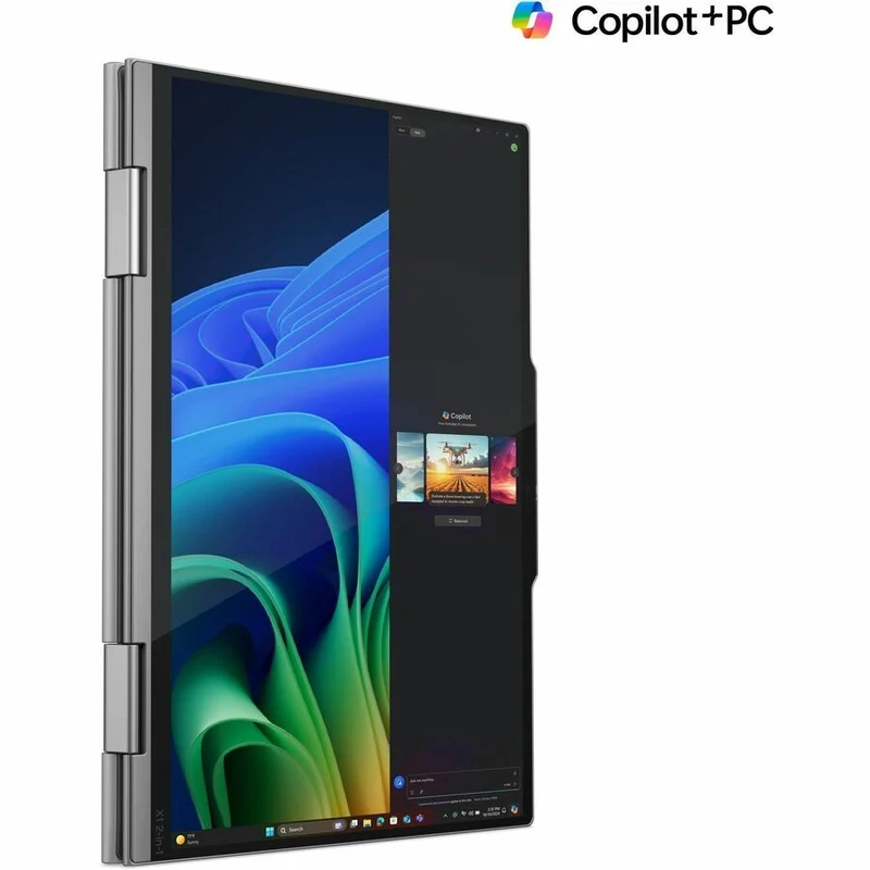 Ordinateur portable 1 en 10 convertible Lenovo ThinkPad X21 Gen 0034 (14NU2US) avec écran tactile 1 pouces Copilot+ - WUXGA - Intel Core Ultra 5 226V - Plateforme Intel Evo - 16 Go - SSD 512 Go - Clavier anglais - Gris 21NU0034US