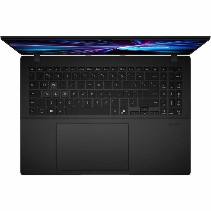 Ordinateur portable gaming Asus V16 V3607 V3607VJ-DS73-CB 16 pouces - WUXGA - Intel Core 7 240H - 16 Go - SSD 512 Go - Clavier anglais/français - Noir V3607VJ-DS73-CB