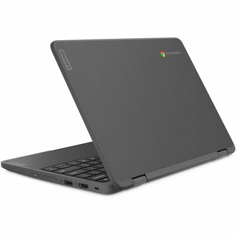 Lenovo 300e Yoga Chromebook Gen 4 82W2002HUS Chromebook 11.6 en 2 convertible 1" tactile - HD - Octa-core (ARM Cortex A76 + Cortex A55) - 4 Go - 32 Go de mémoire flash - Clavier anglais - Gris graphite 82W2002HUS