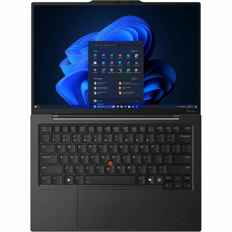 Ordinateur portable Lenovo ThinkPad X1 Carbon Gen 13 21NX00FSCA 14" - WUXGA - Intel Core Ultra 5 2e génération 235U - Technologie vPro - Plateforme Intel Evo - 16 Go - SSD 512 Go - Clavier français canadien - Peinture noire 21NX00FSCA