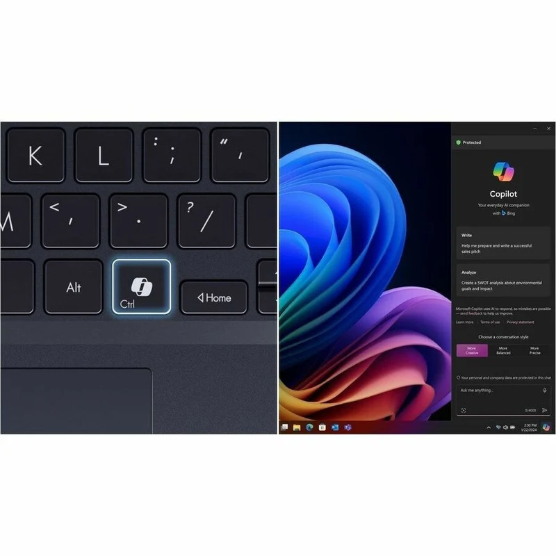 Asus ExpertBook B3 Flip B3402 B3402FVA-P71T-CB Ordinateur portable 14 en 2 convertible 1" tactile - Full HD - Intel Core i7 13e génération i7-1355U - 8 Go - SSD 256 Go - Clavier français - Noir étoilé B3402FVA-P71T-CB