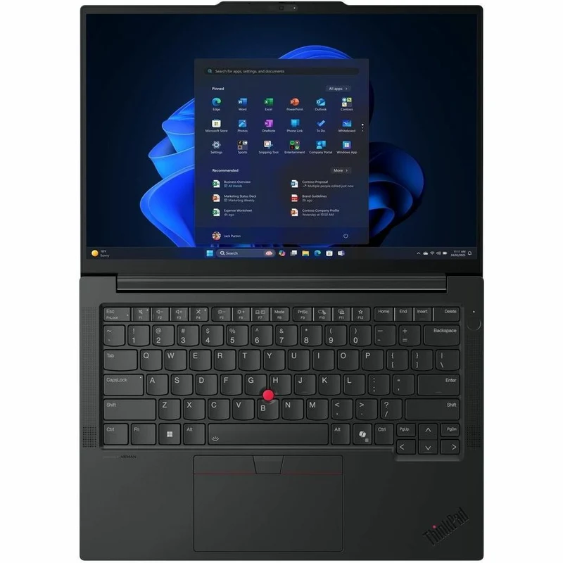Ordinateur portable Lenovo ThinkPad E14 Gen 7 21SX0039CA 14" - WUXGA - Intel Core Ultra 7 255H - 16 Go - SSD 512 Go - Clavier français canadien - Noir 21SX0039CA