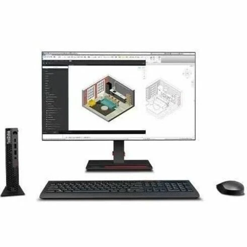 Station de travail Lenovo ThinkStation P3 Gen 2 30K50022US - 1 x Intel Ultra 7 265 - Technologie vPro - 32 Go - SSD 512 Go - Mini - Noir 30K50022US