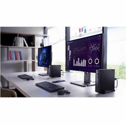 Ordinateur de bureau Lenovo ThinkCentre Neo 50q Gen 5 13B9002YCA - Intel Core 5 210H - 32 Go - SSD 512 Go - Mini - Noir 13B9002YCA