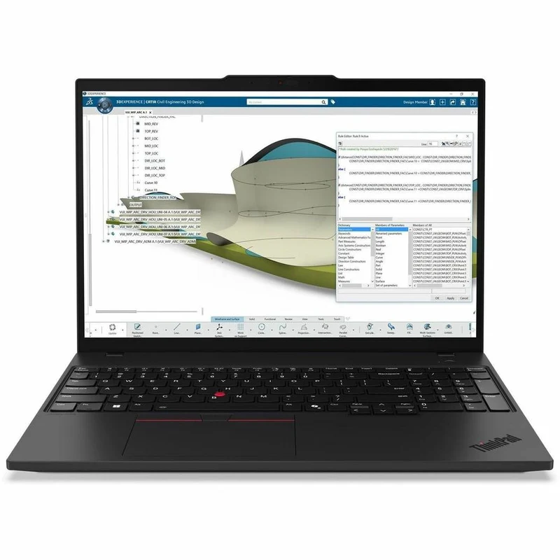 Station de travail mobile Lenovo ThinkPad P16s Gen 4 21QR001QUS 16" Copilot+ - WUXGA - AMD Ryzen AI 7 PRO 350 - 32 Go - SSD 512 Go - Clavier anglais - Noir 21QR001QUS