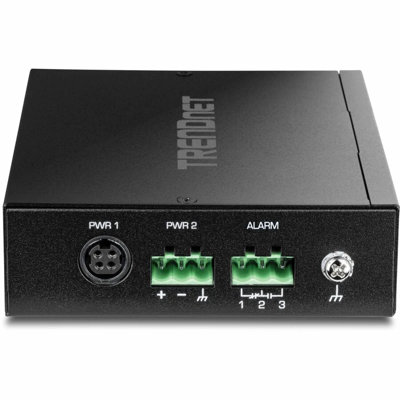 Commutateur industriel TRENDnet à 6 ports sur rail DIN 2.5G avec 1 port 10G TI-G50611