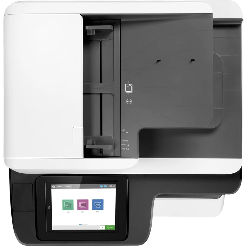 Imprimante multifonction HP PageWide 780dn Page Wide Array - Copieur/Scanner couleur - Impression monochrome/couleur 65 ppm - Impression 2400 x 1200 - Impression recto verso automatique - 100000 650 pages par mois - 600 feuilles d'entrée - Scanner couleur - 7 numérisation optique - Gigabit Ethernet J09Z1A#BXNUMXH