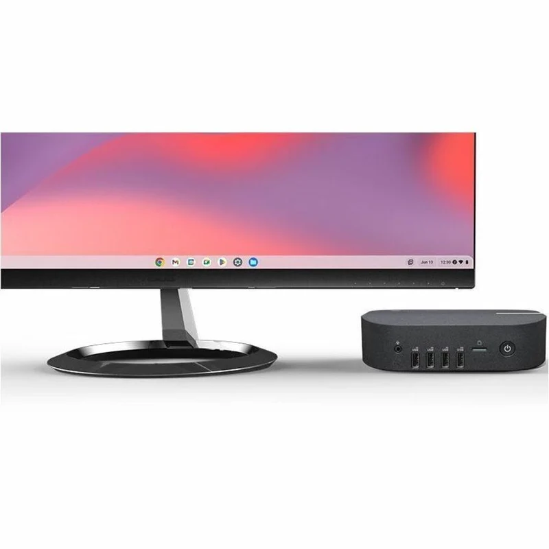 Asus Chromebox 5a CHROMEBOX5A-SC081UN Chromebox - Intel Celeron 7305 - 8 Go - SSD 128 Go - Mini PC - Noir Éco 90MS02X1-M00150