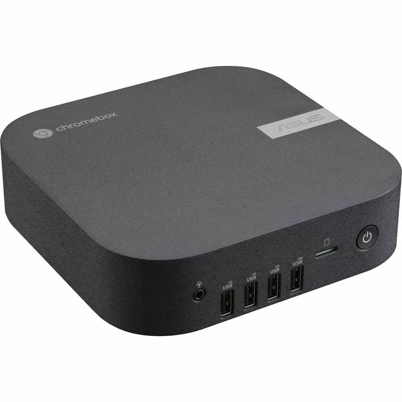 Asus Chromebox 5a CHROMEBOX5A-SC081UN Chromebox - Intel Celeron 7305 - 8 Go - SSD 128 Go - Mini PC - Noir Éco 90MS02X1-M00150