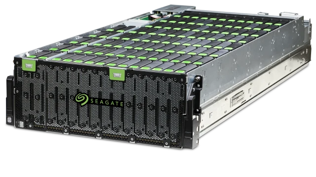 Boîtier de disque dur Seagate Exos 4U106 SAS 12 Gbit/s - Interface hôte mini-SAS HD - Montable en rack 4U J12C6XA21200DA-01