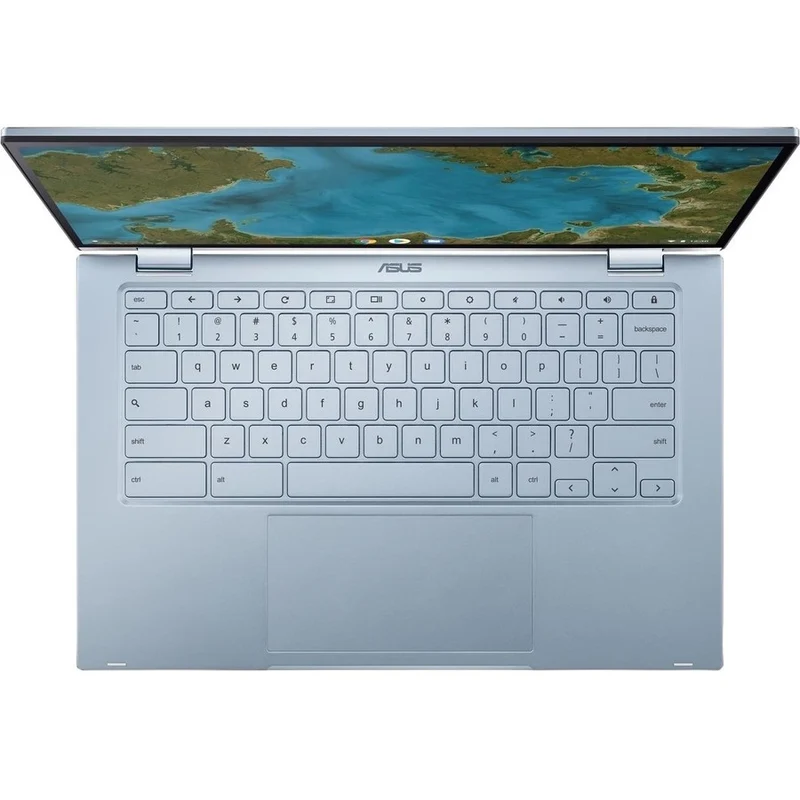 Asus Chromebook Flip C433 C433TA-WB31T-CB Chromebook convertible tactile 14" - Full HD - Intel Core M 8e génération m3-8100Y - 4 Go - 128 Go de mémoire flash - Argent C433TA-WB31T-CB