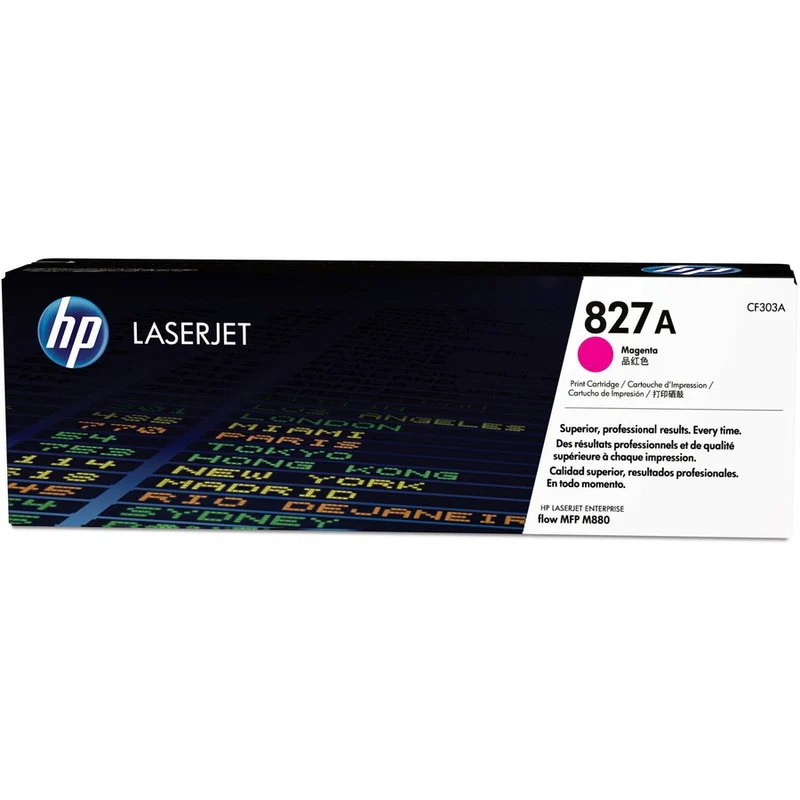 Cartouche de toner laser HP 827A (CF303A) d'origine à rendement standard - Paquet unique - Magenta - 1 de chaque CF303A