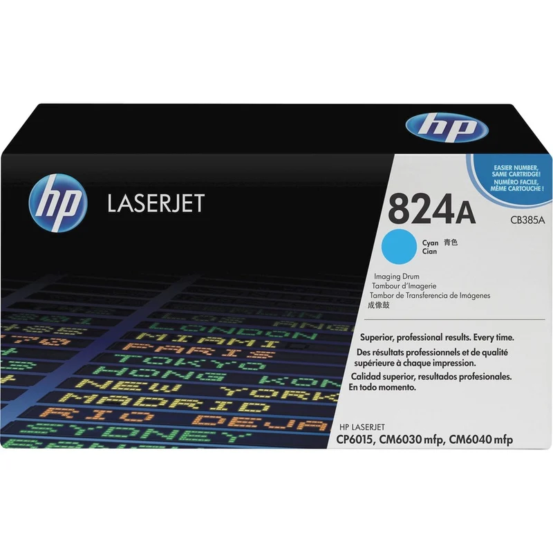 Tambour d'image LaserJet d'origine cyan HP 824A (CB385A) - Pack unique CB385A