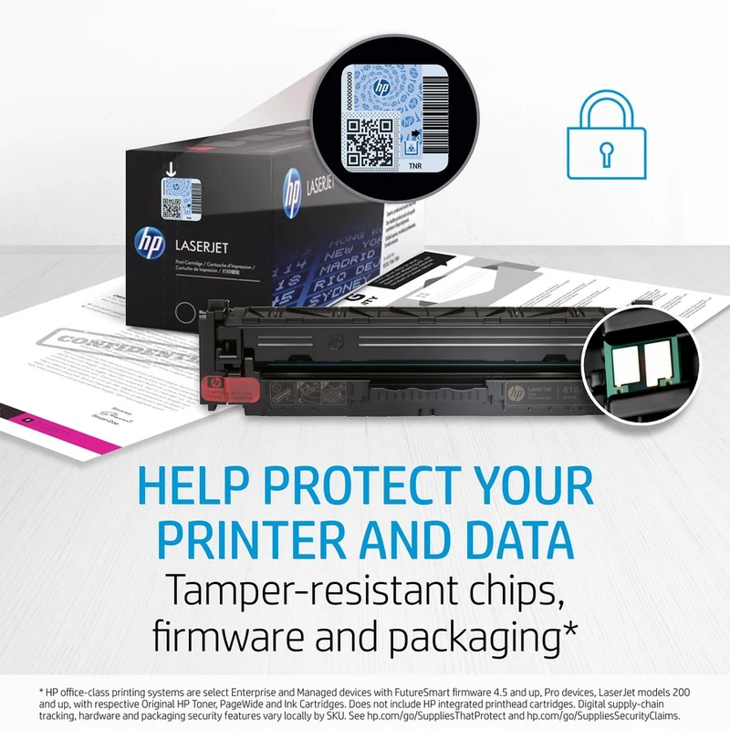 Cartouche de toner laser d'origine HP 414A - Noir - 1 unité W2020A