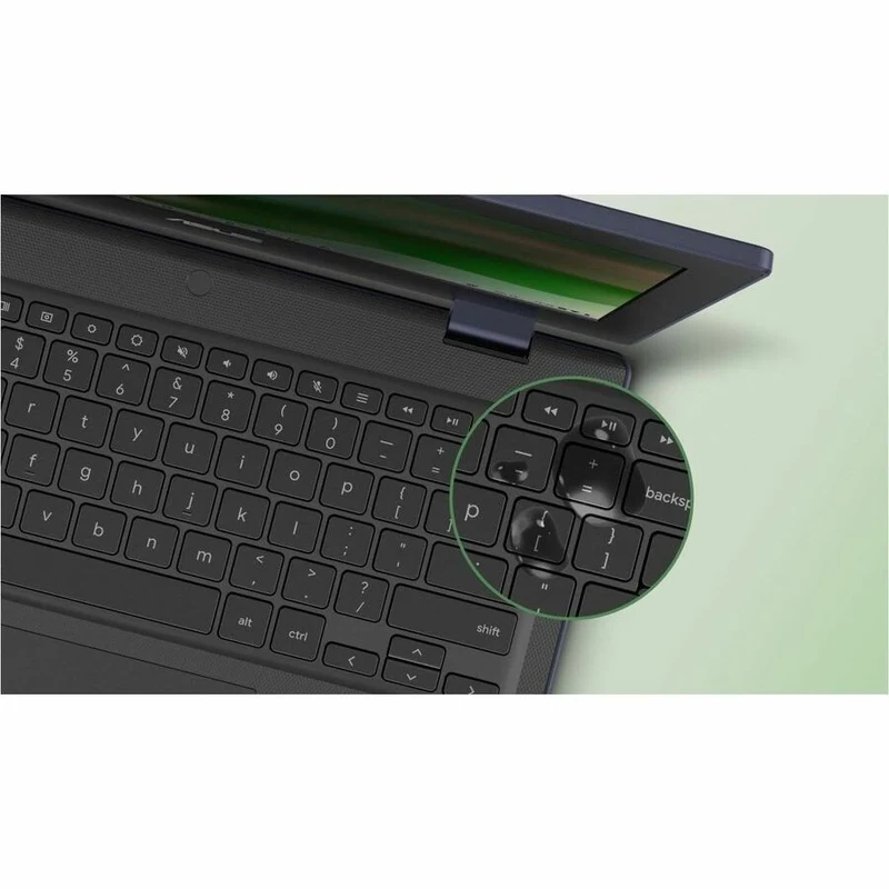 Chromebook Asus CR11 CR1104CGA-CN1864-CA Chromebook robuste 11.6" - HD - Intel N-Series N100 - 8 Go - 64 Go de mémoire flash - Gris minéral CR1104CGA-CN1864-CA