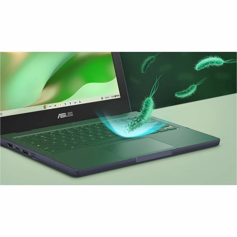 Chromebook Asus CR11 CR1104CGA-CN1864-CA Chromebook robuste 11.6" - HD - Intel N-Series N100 - 8 Go - 64 Go de mémoire flash - Gris minéral CR1104CGA-CN1864-CA