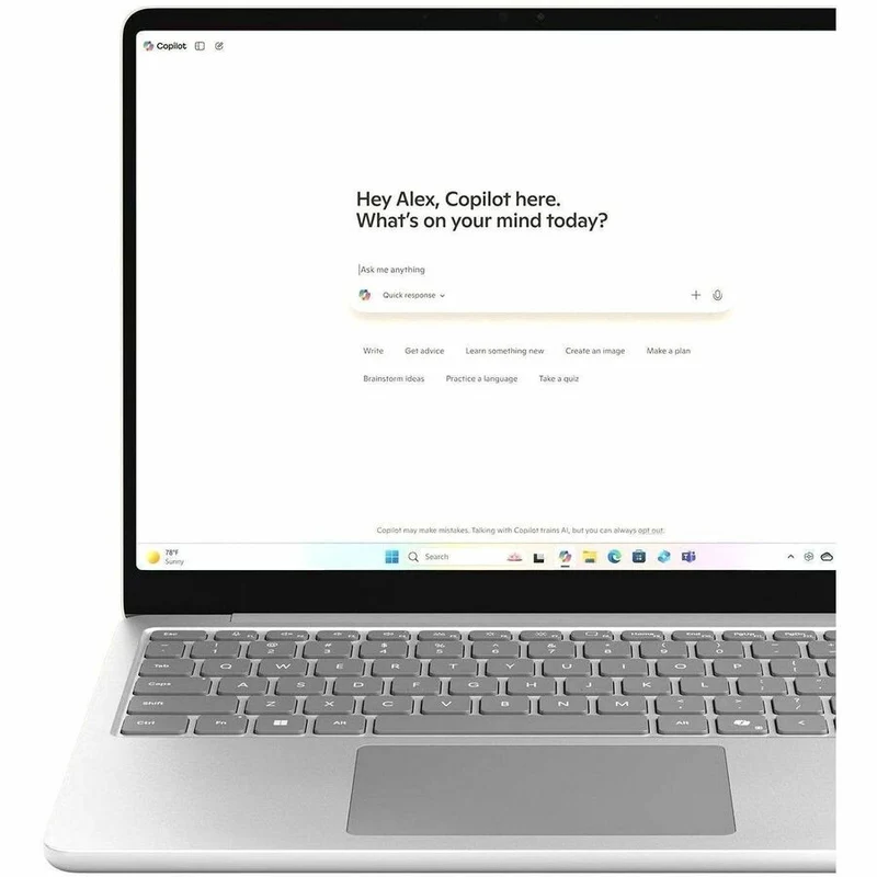 Ordinateur portable Microsoft Surface 13" à écran tactile Copilot+ - Qualcomm Snapdragon X Plus X1P-42-100 - 16 Go - SSD 512 Go - Platinum EP2-33489