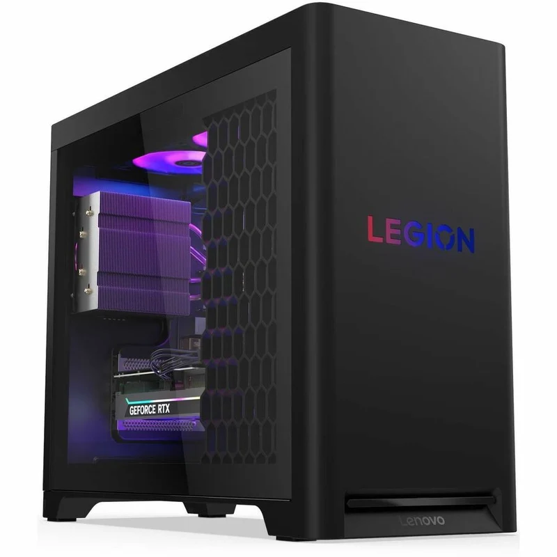 Ordinateur de bureau gaming Lenovo Legion T5 30IAS10 90YA0073US - Intel Core Ultra 7 265F - 16 Go - SSD 1 To - Format tour - Noir Eclipse 90YA0073US