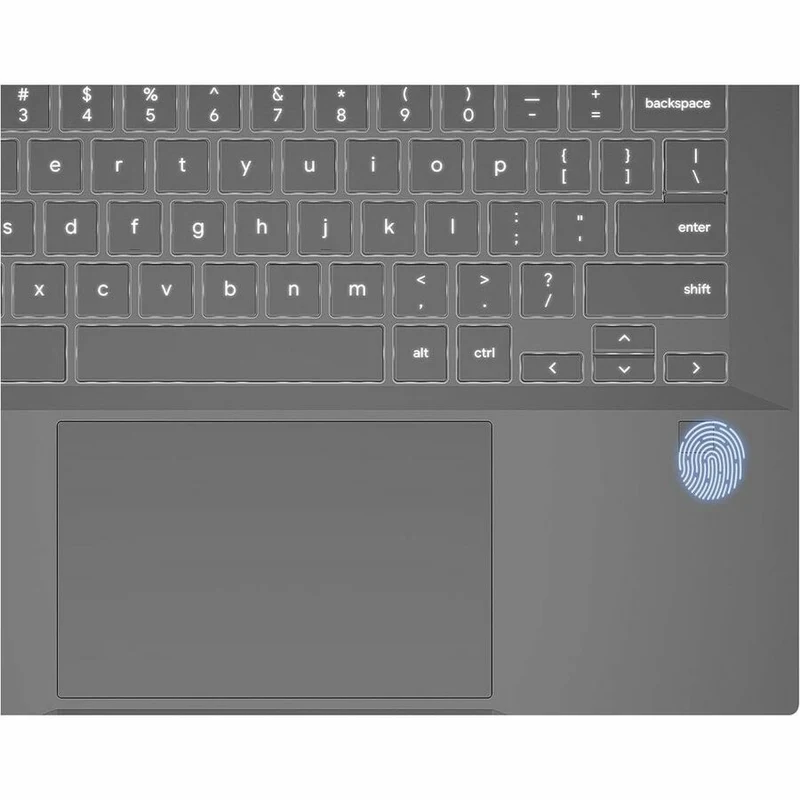 Asus ExpertBook CX54 Chromebook Plus Enterprise CX5400 CX5403CMA-DSU51T-CB Chromebook tactile 14" - WQXGA - Intel Core Ultra 5 115U - 16 Go - SSD 512 Go - Clavier anglais et français - Argent brouillard CX5403CMA-DSU51T-CB