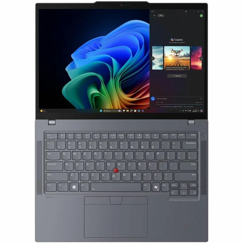 Ordinateur portable Lenovo ThinkPad T14 Gen 6 21QJ00CRUS 14" Copilot+ - WUXGA - AMD Ryzen AI 5 PRO 340 - 16 Go - SSD 256 Go - Clavier anglais - Gris 21QJ00CRUS