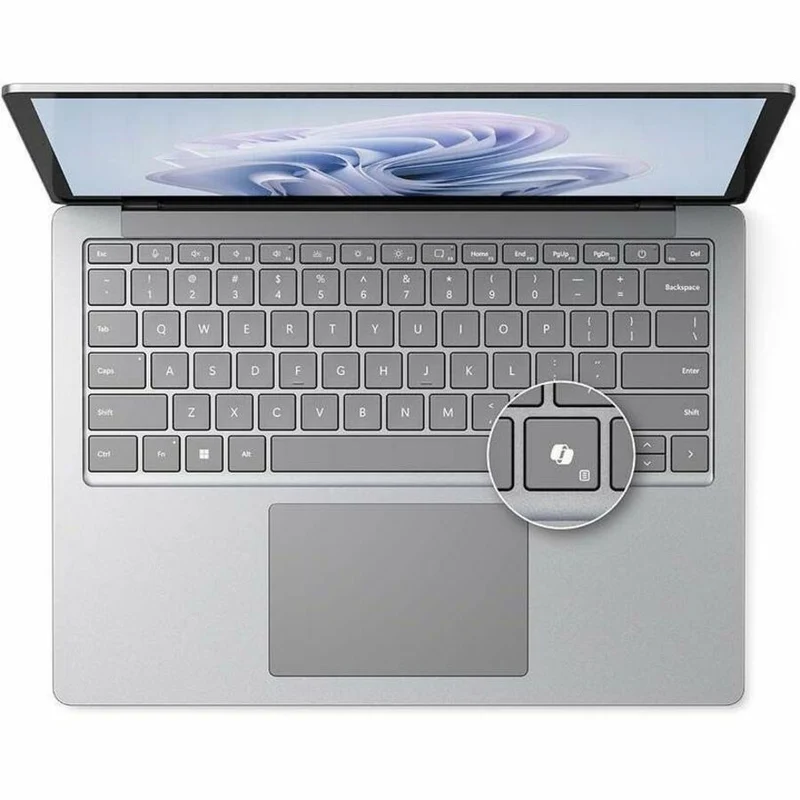 Ordinateur portable Microsoft Surface Laptop 6 13.5" avec écran tactile - Intel Core i7 - 32 Go - SSD 512 Go - Clavier anglais et français - Platinum EP2-34479