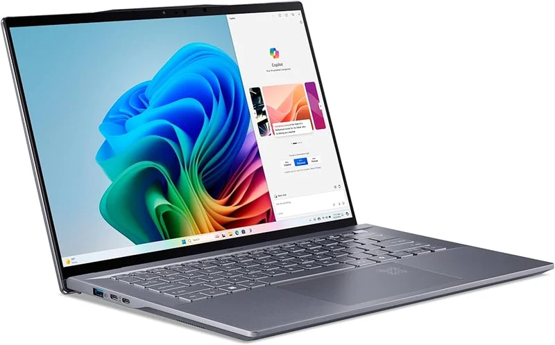 Ordinateur portable Acer Swift 14 AI SF14-11T SF14-11T-X3RZ avec écran tactile 14.5" (368.30 mm) Copilot+ - WQXGA - Qualcomm Oryon - 16 Go - SSD 1 To - Clavier anglais - Iron NX.KZWAA.001