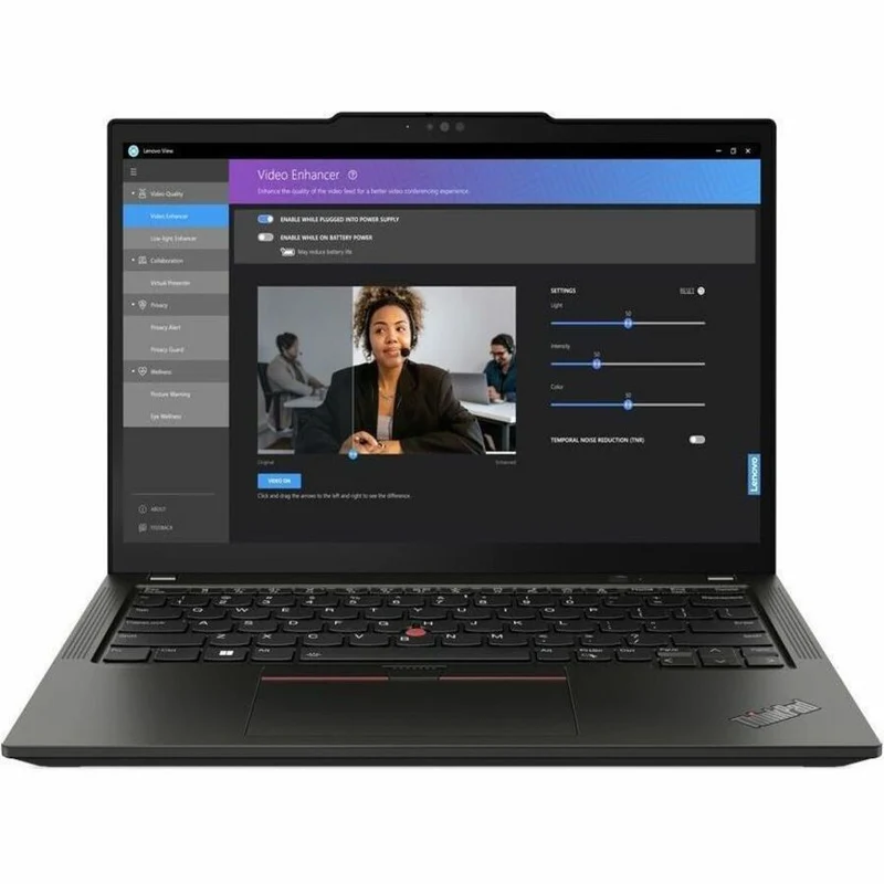 Ordinateur portable Lenovo ThinkPad X13 Gen 5 21LU004BUS 13.3" - WUXGA - Intel Core Ultra 7 155U - Plateforme Intel Evo - 32 Go - SSD 512 Go - Clavier anglais - Noir 21LU004BUS