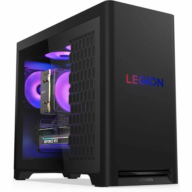 Ordinateur de bureau gaming Lenovo Legion T5 30IAS10 90YA0012US - Intel Core Ultra 7 265KF - 32 Go - SSD 1 To - Format tour - Noir Eclipse 90YA0012US